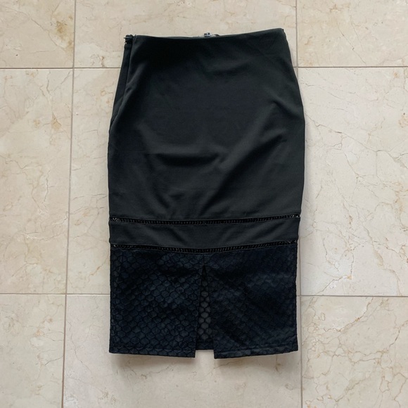 Missguided Pencil Skirt with Mesh Size 6 - Picture 4 of 4